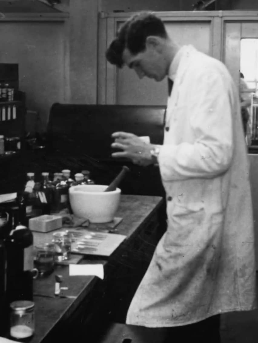 Alan Ker formulating brake fluid